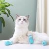 4 шт. Силиконовые Накладки на Лапы Кошки Противоскользящие Ботинки для Кошек Многофункциональные Чехлы на Лапы для Душа Кошки Мягкие Защитные Обувь для Лап Кошки