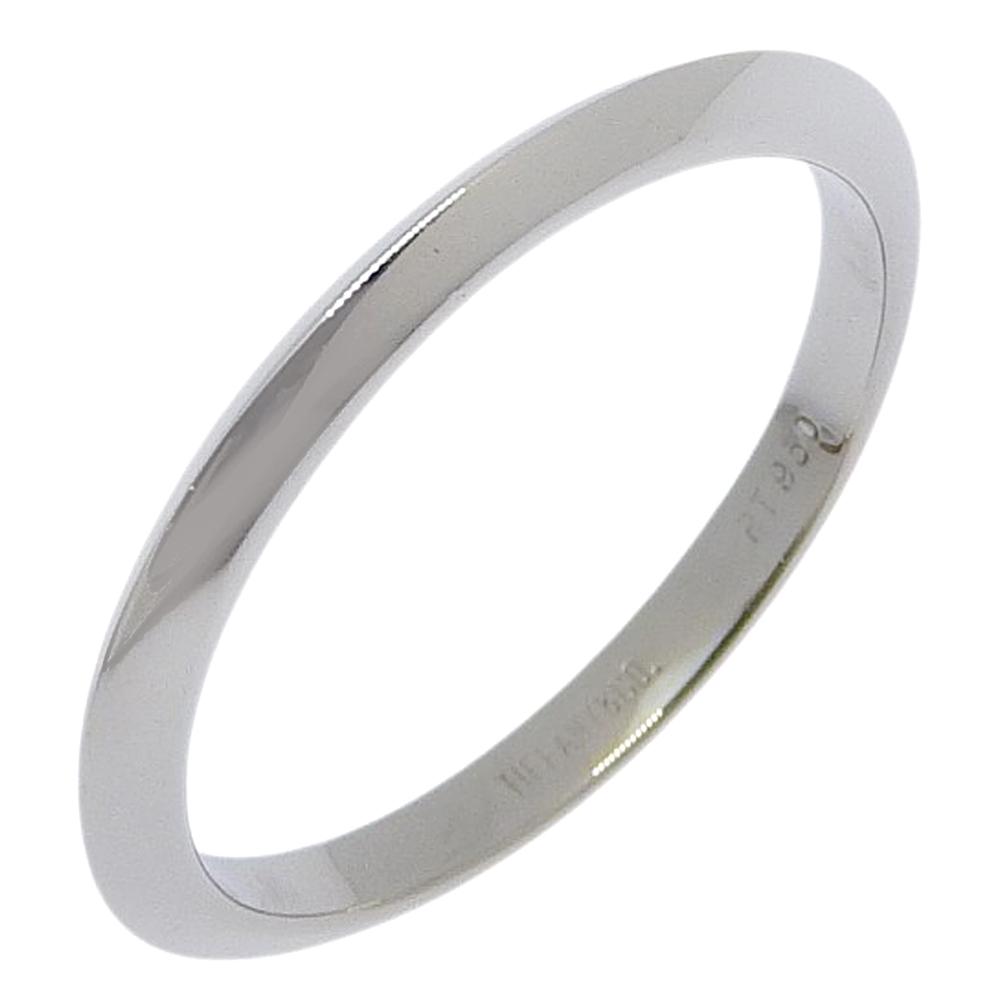 TIFFANY&Co. Knife edge Ring Pt950Platinum #4.1(US Size) 2.1g Women Used