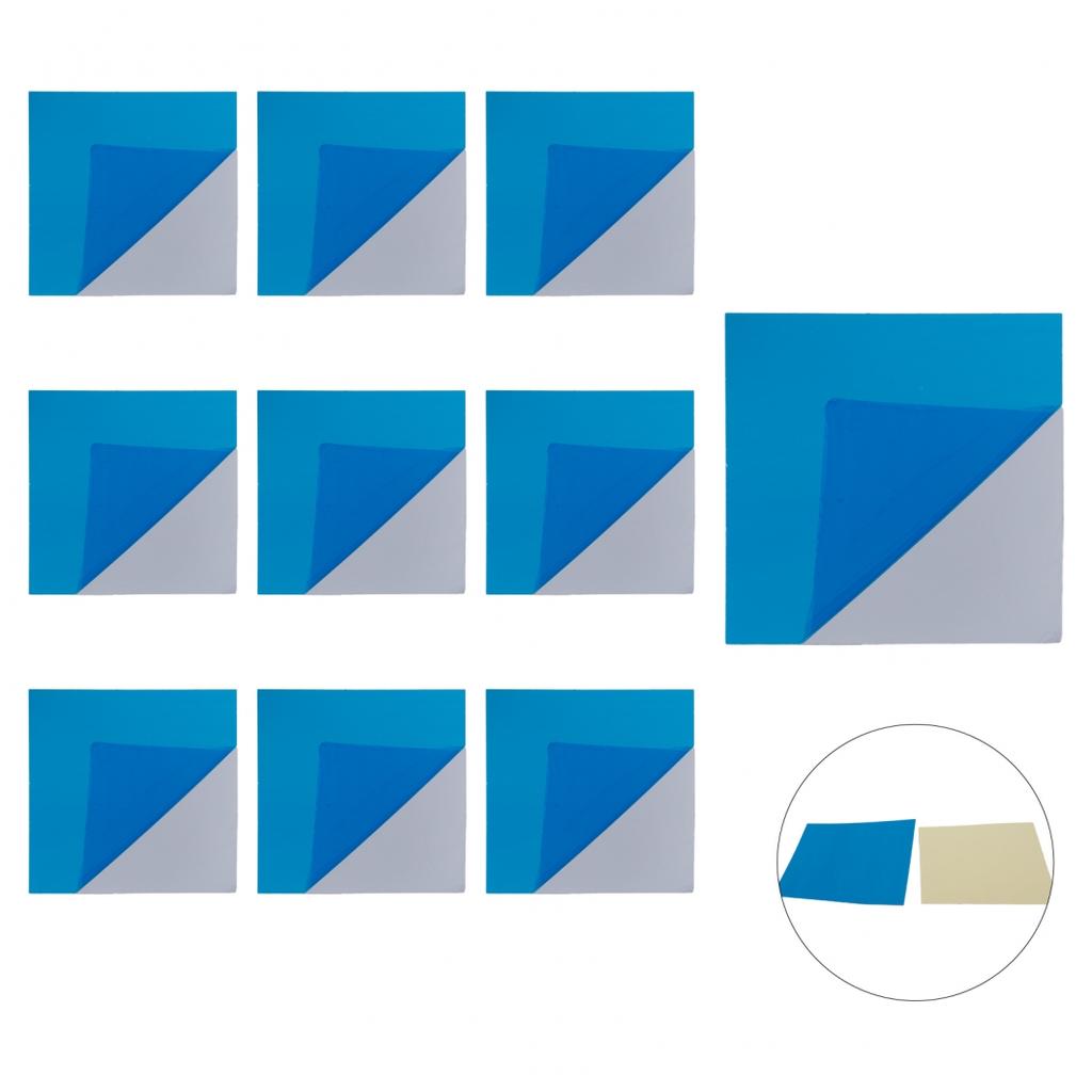 Mirror Stickers Home Decor Mirror Mosaic Silver Square