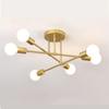 Nordic Minimalist Pendant Light Ceiling Lamp LED Chandelier Suitable for Bedrooms Living Rooms Black Gold Lighting Decoration