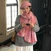 Розовый классический клетчатый шарф для женщин Осень и Зима Корейский стиль Шарф Шаль Длинный Теплый и Толстый