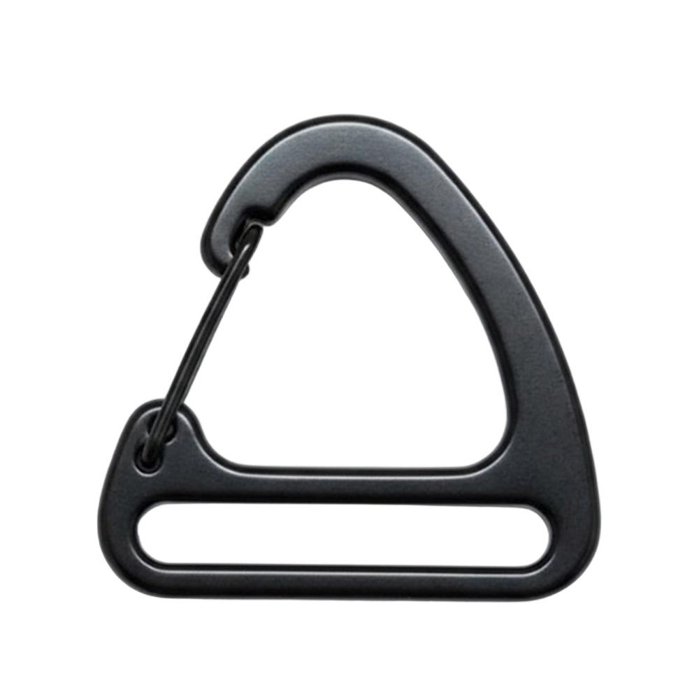 4 Colors Triangle Carabiner 32mm Keychain Belt Buckles Spring Quickdraws Clip  Camping Hiking