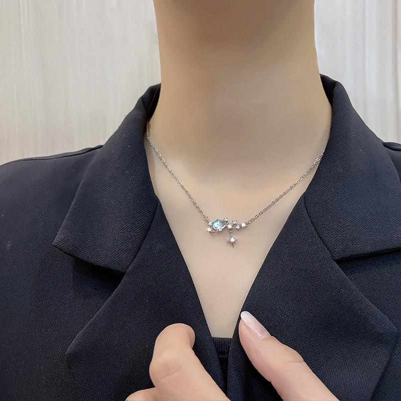 Женское ожерелье Lindon, кулон из медного сплава, циркон, модный подарок