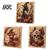 Handmade Holiday Gift Ideas Halloween Faux Pearl Art DIY Kit, Spooky Cute 3D Beads Painting Crafts, Unique Party Favors Gothic Ghost Pumpkin Cat Crow