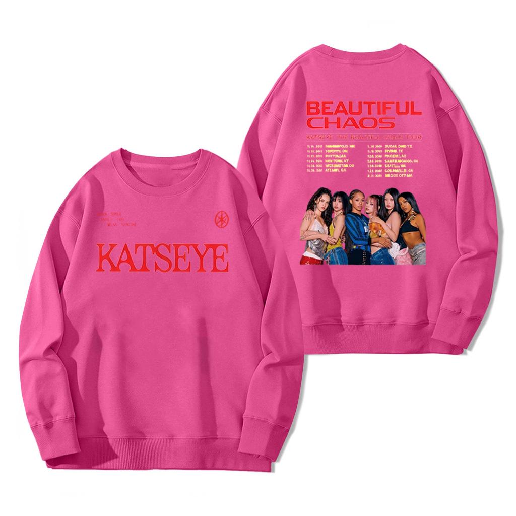 Women's Fashionable And Casual Long Sleeve Printed Pullover Sweatshirt