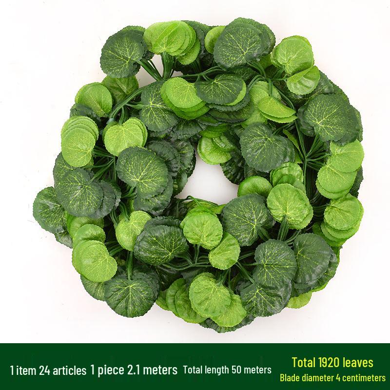 Большие Зеленые Искусственные Листья-Украшения для Плюща и Декора Крыши