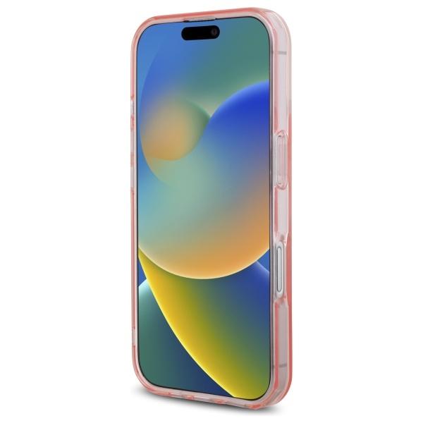 Guess Guhmp16Shfgerep Iphone 16 6.1     Różowy/Pink Hardcase Iml Glitter Circle Magsafe