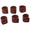 12Pcs Handmade Napkin Rings Faux Leather Napkin Ring Holders Napkin Ring Buckles  Family Gatherings