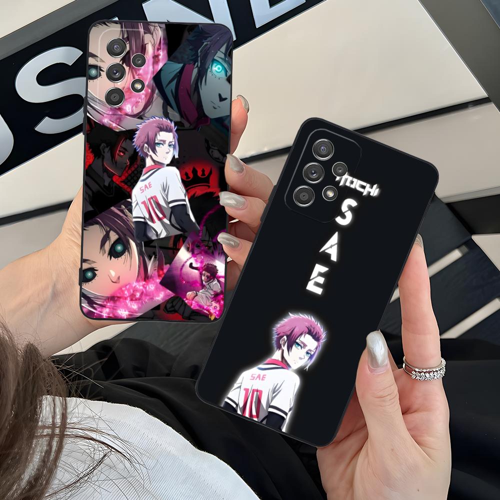 Чехол для телефона Blue Lock Itoshi sae для Samsung Galaxy A56 55 54 53 52 51 36 35 34 23 16 15 5G Цветной Чехол Красивый Роскошный Чехол