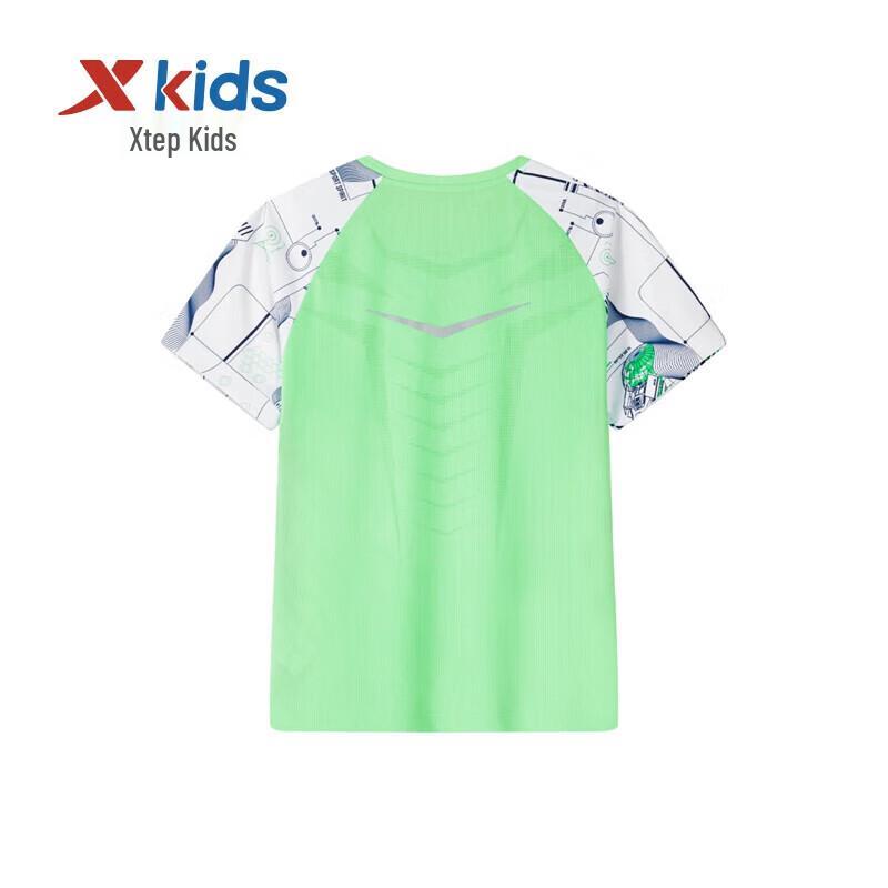 XTEP Boy's Quick-Dry Breathable Short Sleeve T-Shirt