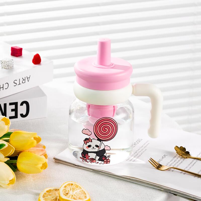 Shanchongshan Gourd-Shaped High Borosilicate Glass Bottle with Straw