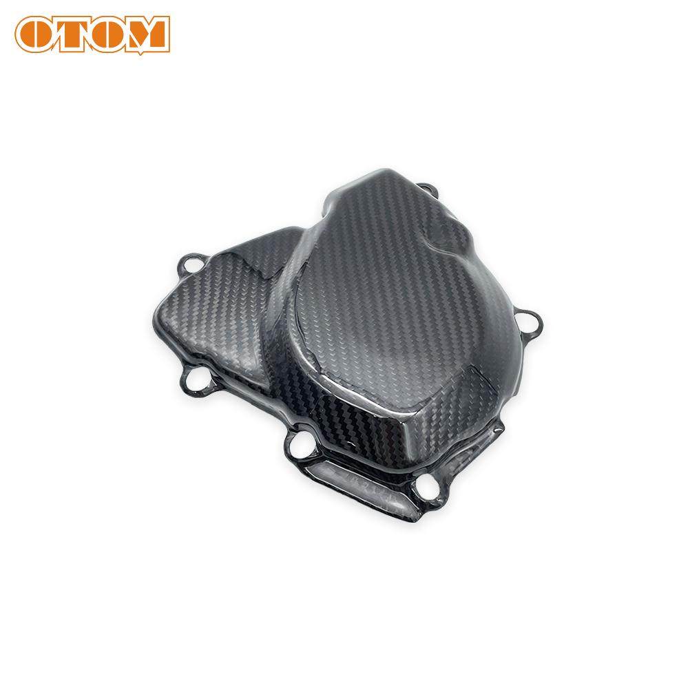 For KX250F 2025-2026 Motocross Ignition Cover Carbon Fiber KAWASAKI KX250X Off Road Bike Stator Guard