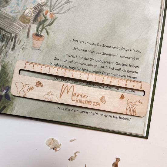 Деревянная детская линейка, прочная, точная, сантиметровая, миллиметровая, маленькая, легкая, портативная, для школьных классов, для учеников, для самостоятельного изготовления поделок, измерения