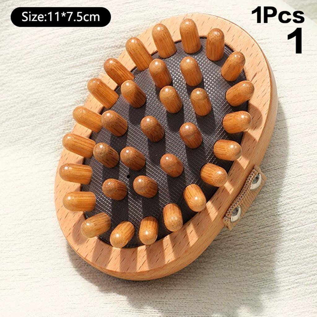 Антицеллюлитная щетка для тела, успокаивающее деревянное эфирное масло, спа, воздушная подушка, массажная расческа для волос, массажная щетка для кожи головы, массажер для тела