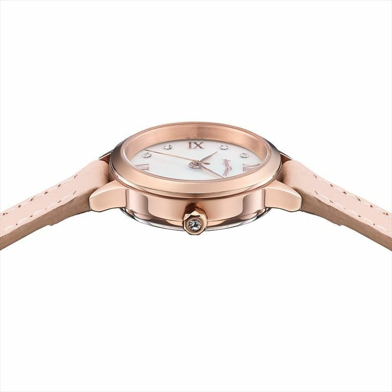 ANGELHEART Twinkle Time Белый перламутровый нержавеющая сталь солнечные 25 мм часы TTN25P-PK (Розовое золото) Женский