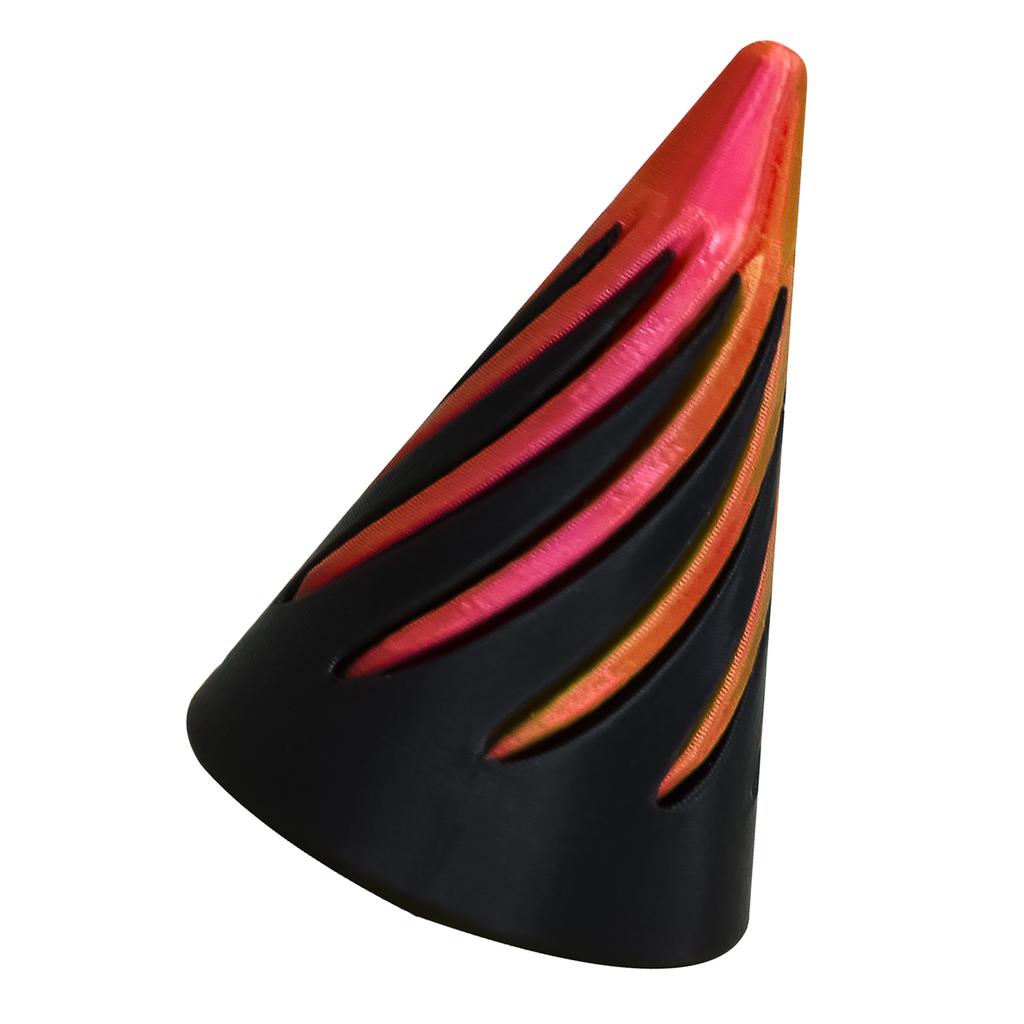 Impossible Cone Stress Relaxing Anxiety Relief Desktop Decoration 3D Printed Pyramid Passthrough