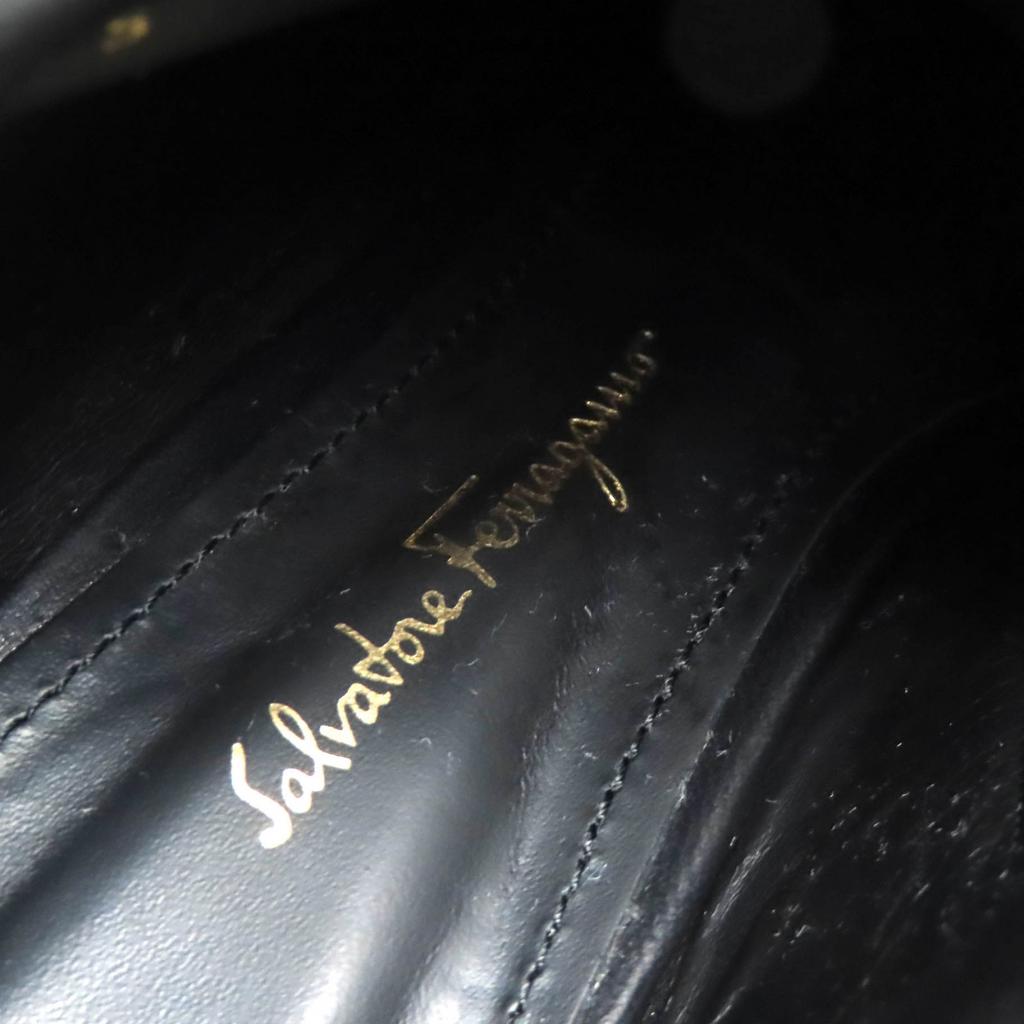 Отличные ботильоны Salvatore Ferragamo Joan Gancini, кожаные ботильоны до щиколотки на молнии сбоку 6 б/у