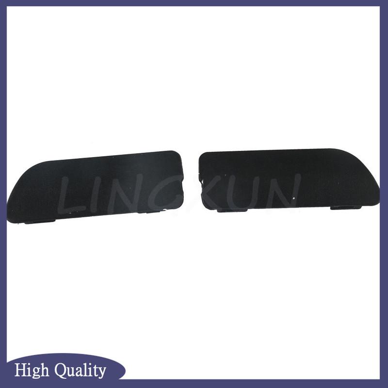2Pcs Front Bumper Tow Hook Cover Left & Right 51-11-7-116-671 51117116672 For 2004-2006 BMW X5 3.0i 4.4i E53 51117116671