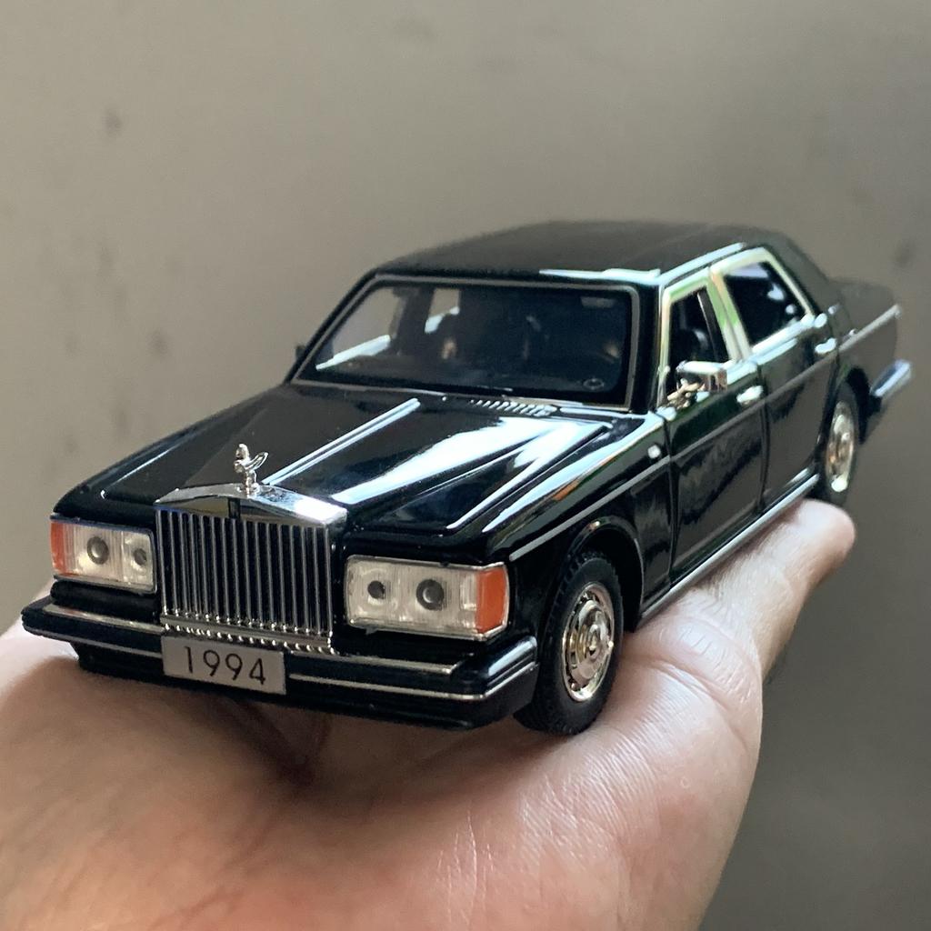 1:32 1994 Rolls Royce Silver Spur Лимузин Сплав Металл Литая Модель Автомобиля Украшение для Домашнего Компьютера Настольный Дисплей Мини Подарок для Взрослого