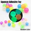 1pcs Random Squeeze Decompression Sticky Ball Toy Glow In The Dark Relief Stress