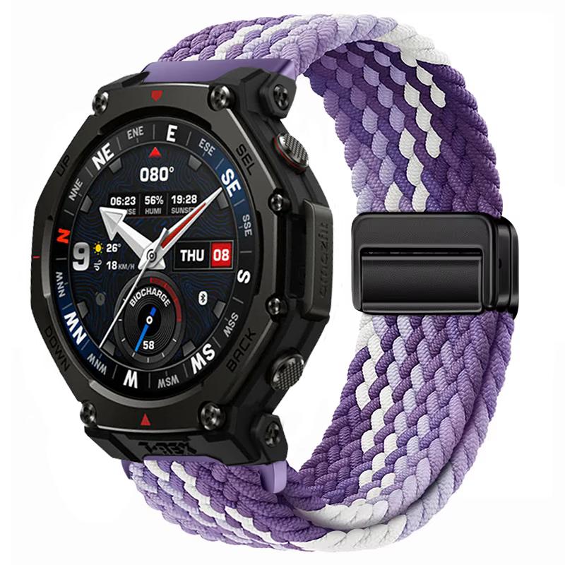 Нейлоновый ремешок 20/22 мм для Amazfit Helio/T-Rex3 Pro 48/44 мм с магнитной застежкой, ремешок для Amazfit Active 2/2 Square/Balance 2