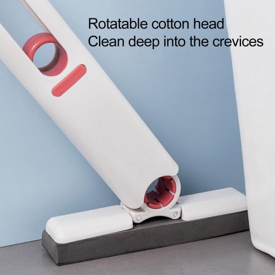 Портативная мини-швабра с превосходным впитыванием. Управление одной рукой. Конструкция с глубокими канавками. Защита от повреждений.