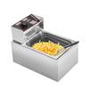 EC Hometec Electric Fryer 8L for Commercial and Home Use Temperature Control Fryer Large Capacity for Fried Tabletop Fryer 60-200℃ Foods, Tempura,