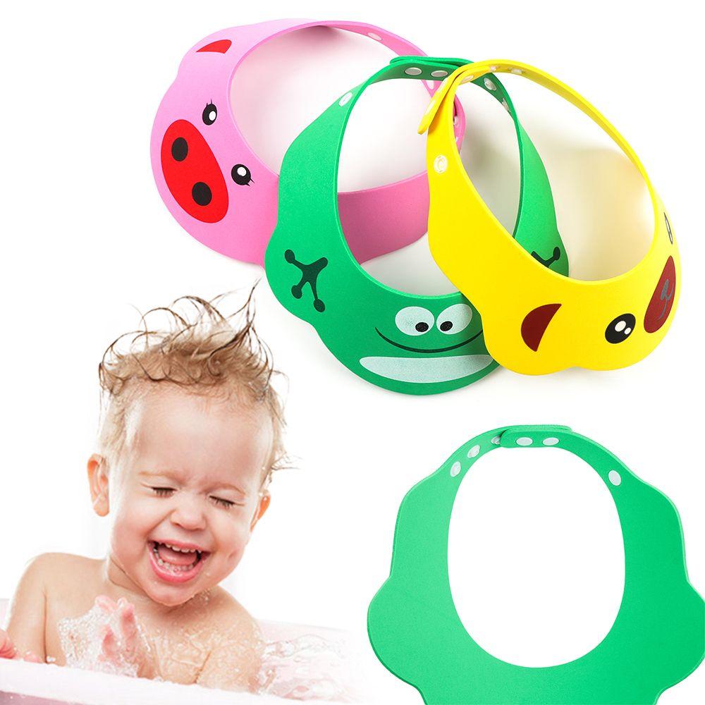 Fashion Portable Eye Protection Waterproof Bath Visor Wash Hair Shield Baby Shower Hat Shampoo Cap