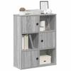 VidaXL Bookcase Sonoma Grey 60x24x76.5 Cm Engineered Wood, Bookshelf, Storage Rack, Book Stand, 860387