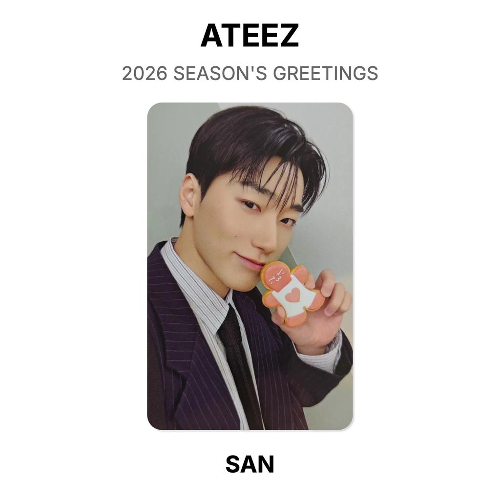 ATEEZ ПОЗДРАВЛЕНИЕ С СЕЗОНОМ 2026 Официальная фотокарточка