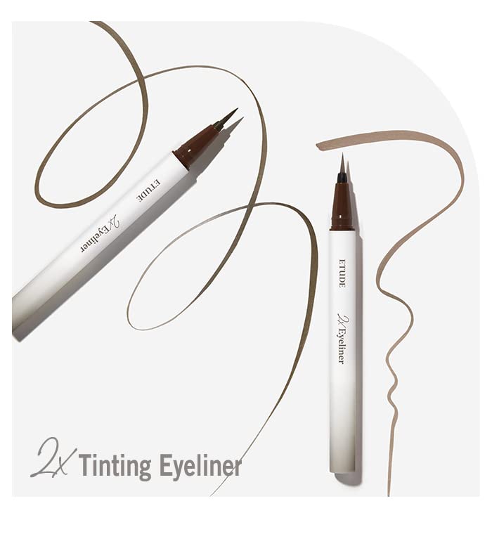 ETUDE [Etude Official] Подводка для контуринга Мягкий глубокий коричневыйПодводка для глазДвойная подводкаПодводка для мешков под глазамиТрудно удалитьМакияж тенями