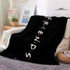 Friends and Other Quotes Printed Blankets Kids Warm Blankets Flannel Soft Cozy Blankets Home Travel Essential Blankets