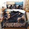 3D Печатный Набор Постельного Белья Powerwolf 3D Печатный Подходит Для Спальни Комплект Пододеяльника С Наволочками Детский Домашний Текстиль