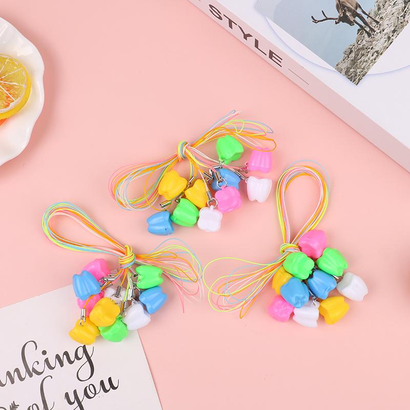 50 шт. Коробка для молочных зубов в форме зуба, контейнеры для хранения молочных зубов, детский органайзер для молочных зубов, контейнер, подарочная коробка на память для ребенка