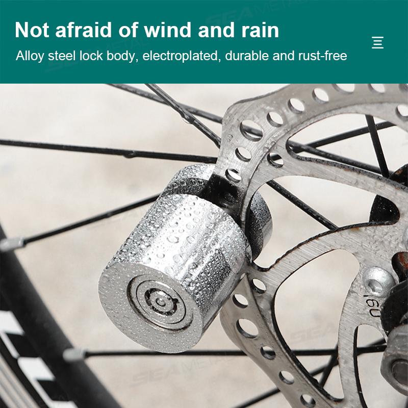 1X Замок безопасности для мотоцикла и скутера, портативный замок для дискового тормоза колеса