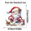 2025 Santa Claus Door Stickers Christmas Day Home Decoration Self Adhesive PVC Vinyl Mural Stickers CDN