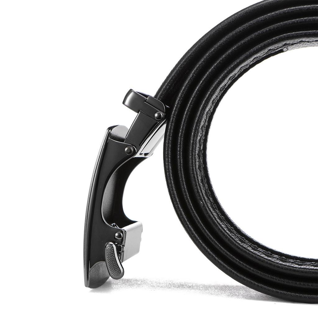 Men's Belt Automatic Buckle Business Versatile Belt High End Top Layer Cowhide Holiday Gift Belt