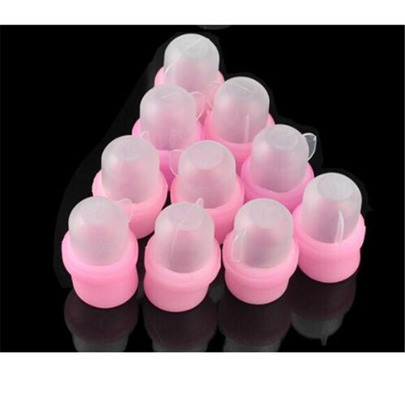 1 комплект (10 шт.) для пальцев, носимые средства для снятия лака для ногтей, инструменты для замачивания, розовый УФ-гель