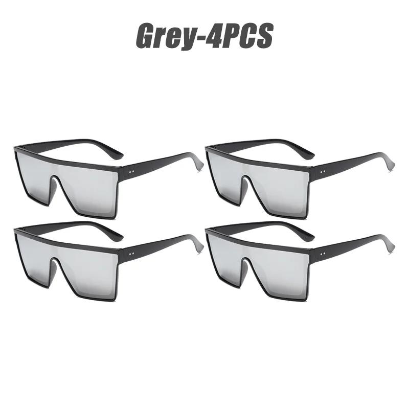 2025 Новые модные высококачественные квадратные очки с большой оправой в стиле ретро-киберпанк, цветные солнцезащитные очки для мужчин и женщин