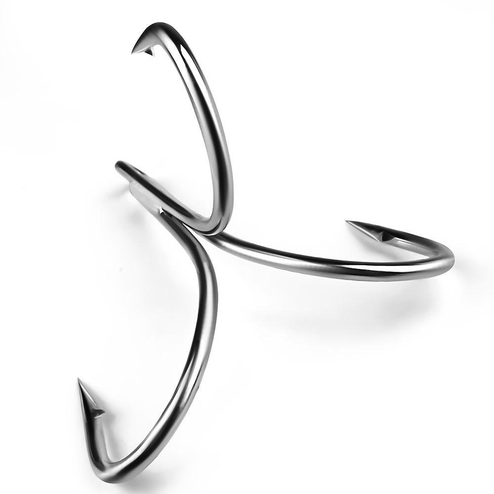 Крючок-якорь для приманки, большой предмет, крючок для копья с тремя когтями, крючок-бабочка, крючок с тремя зубцами, четырехкратный усиленный черный рыболовный крючок, 10 шт./пакет