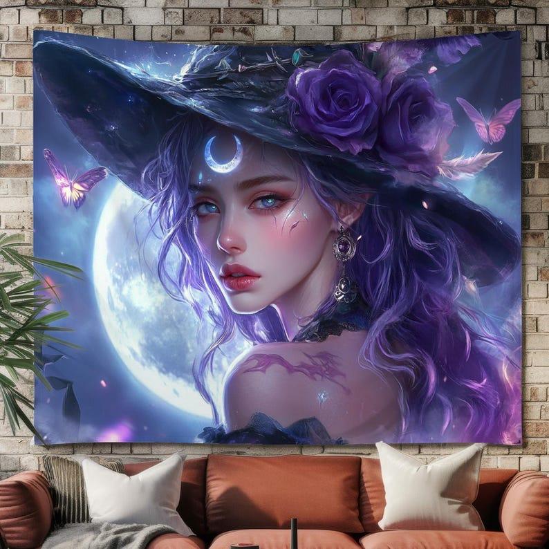 Moon Witch tapestry