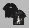 Washed Tee Anime Dr.STONE Ishigami Senkuu T-shirt Vintage Washed Oversized Tshirt High Quality Pure Cotton Tees Tops Men's Unisex Clothing Oversize1
