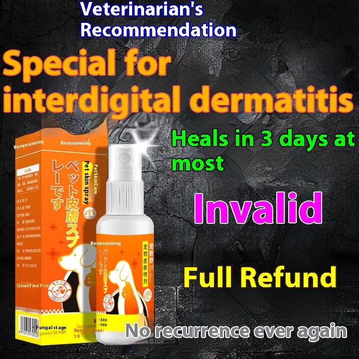 Special Spray for Dog Intertoe Inflammation Imported from Japan Treats Pet Toe Inflammation, Foot Redness, Swelling, Infection and Swelling