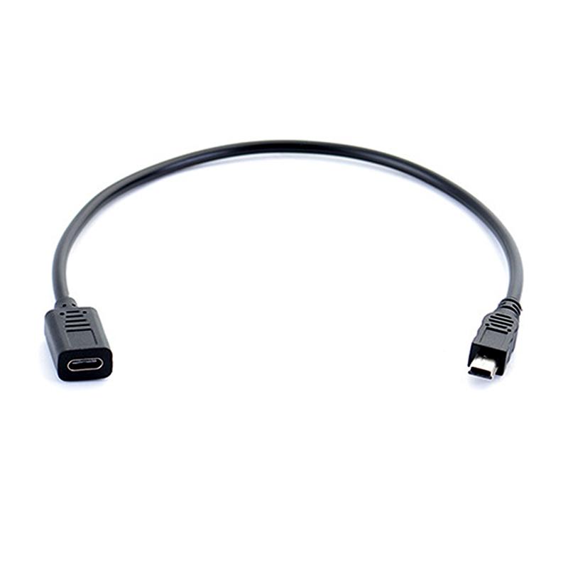 Мини USB-папа на Type-C-маму Кабель-адаптер для зарядки и передачи данных