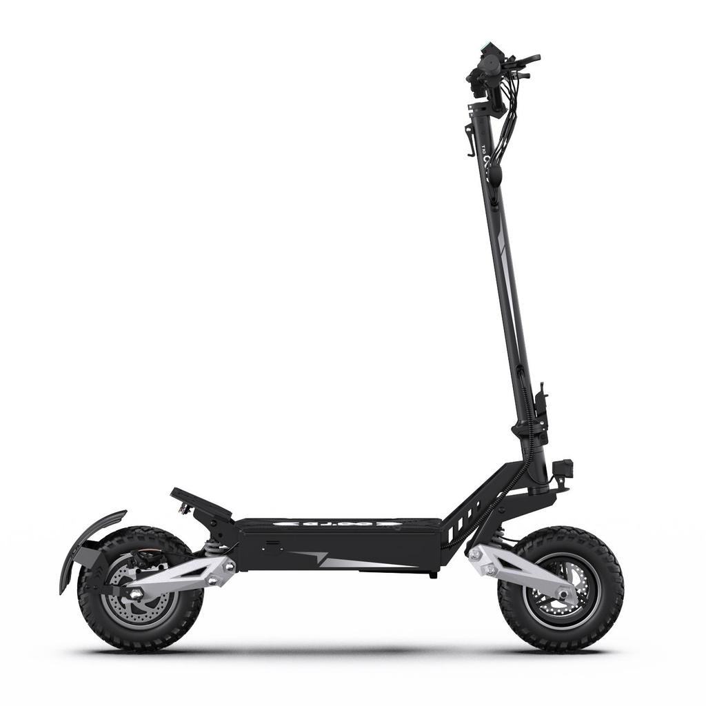 OOTD T10 Foldable Electric Scooter for Adults, 500W Motor, 35-45km Range, 11" Tires, 31kg Lightweight Commuter Scooter with Disc Brakes