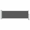 Side Awning 100 x 300 cm 100percent  Polyester Iron Steel