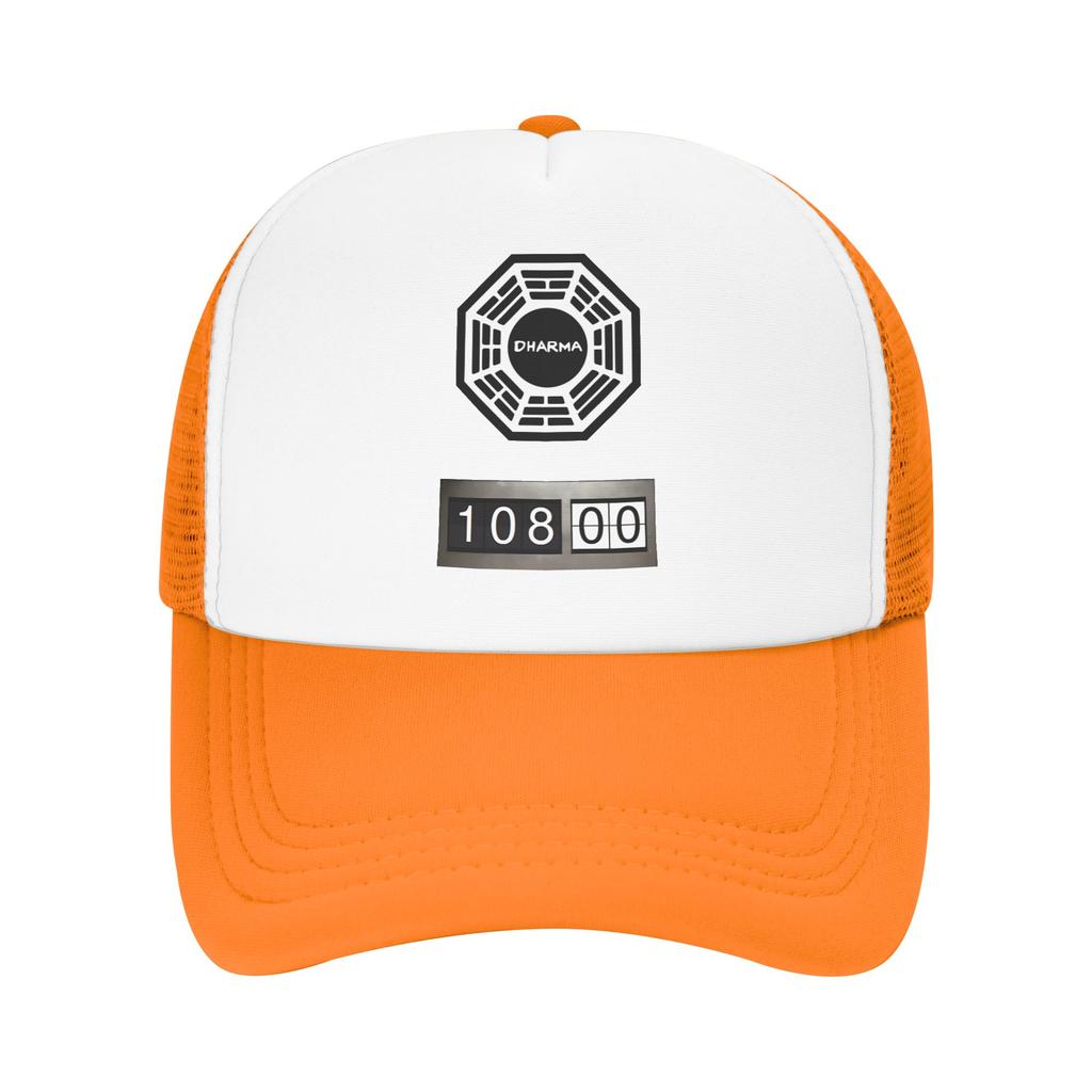 Dharma Initiative logo with The Swan Countdown Sports And Fitness Baseball cap Fine WorkUnisexship Couple Baseball Cap