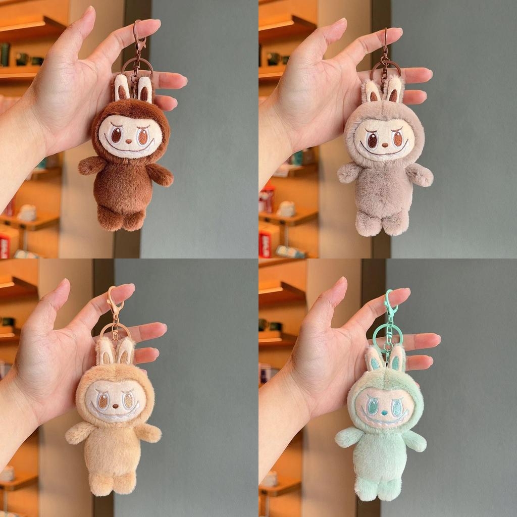 Labubu Rabbit Plush Keychain Cute Cartoon Animal Pendant For Girls Gifts