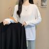 Cotton Autumn Long Sleeved T-shirt Women's Loose Top