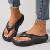 Order One Size Up Women's Casual Shoes Solid Color Flip-Flops Comfortable Beach Slippers